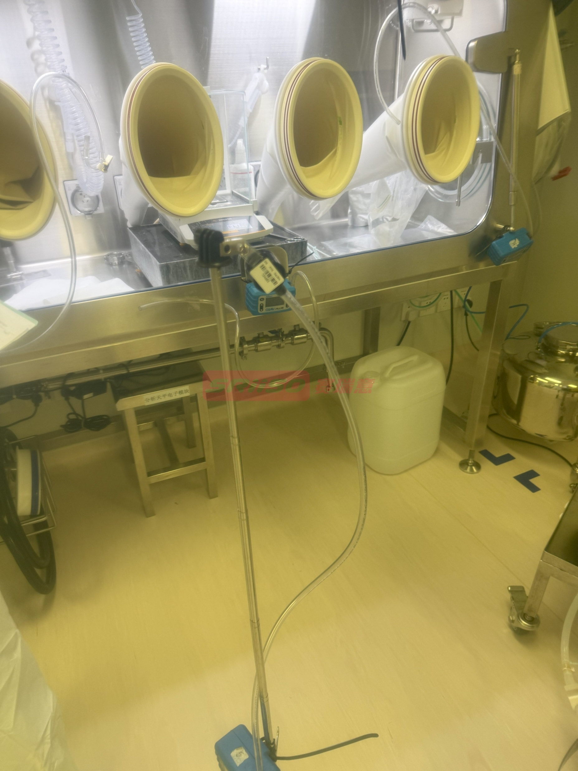 隔离器环境中的 SMEPAC 现场采样布置